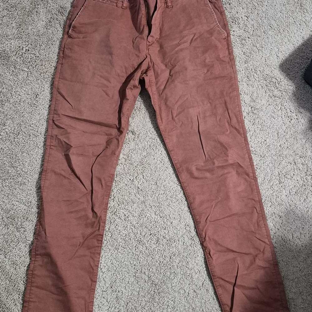 American Eagle Outfitters Men's Terracotta Chinos